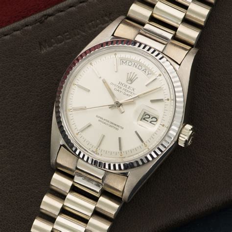 rolex 1803 white gold price|rolex day date ref 1803.